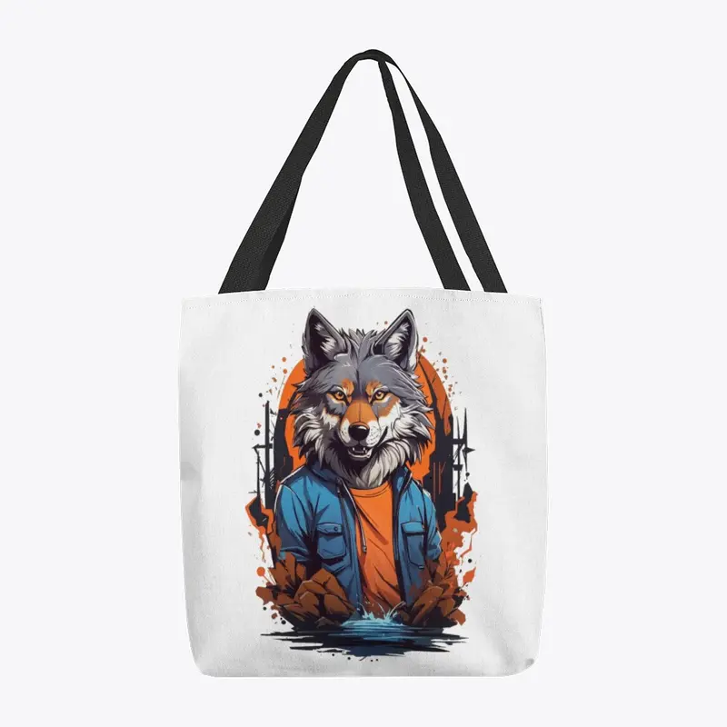 Wild Wolf Animal Design